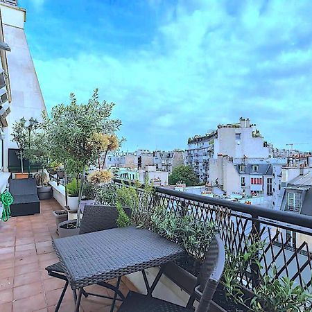 Appart Terrasse Vue Tour Eiffel Paryż Zewnętrze zdjęcie