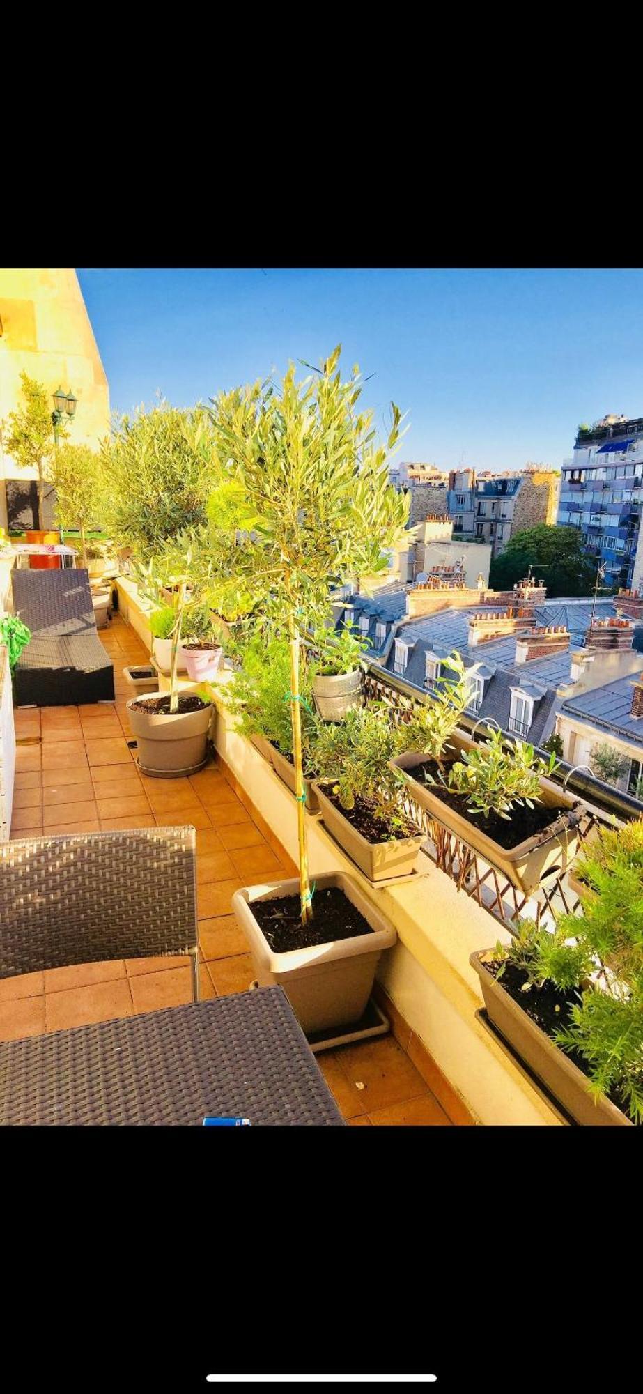 Appart Terrasse Vue Tour Eiffel Paryż Zewnętrze zdjęcie
